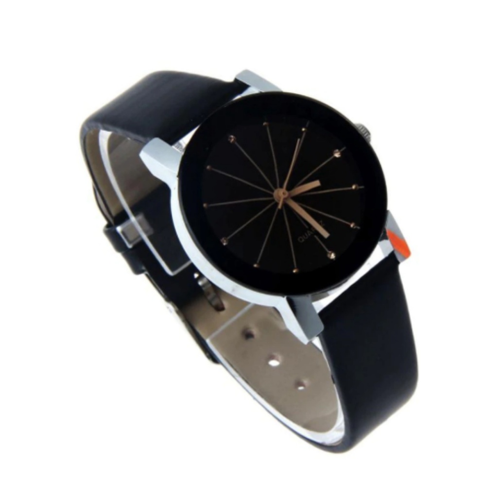 ⌚️NEW⌚️ Unisex Wristwatch Leather Quartz Watch - Picture 6 of 8